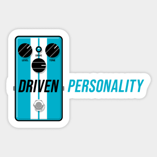 Driven Personality (blue) Sticker